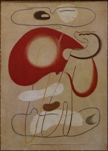 Bild mit brauner Form