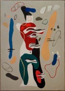 Flämmchenbild von Willi Baumeister