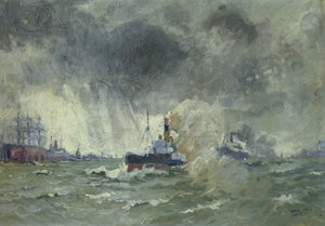 Norsk losbåt av Willi Otto Max Lange