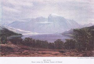 Ben Nevis, fra British Adventure utgitt av Collins av Joseph Mallord William Turner