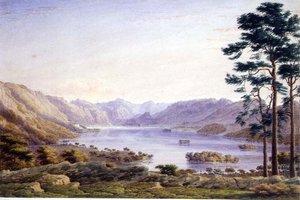 Loch Garry, Invernesshire av Joseph Mallord William Turner