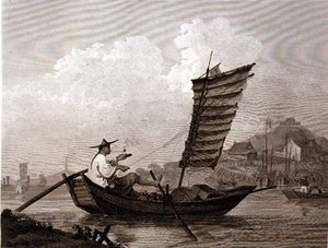 Økonomi av tid og arbeid eksemplifisert i en kinesisk vannmann, gravert av Thomas Medland (1755-1823) pub. av G. Nicol av William (after) Alexander