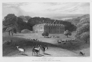 Althorp, setet til Earl Spencer (gravering)