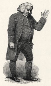 Samuel Johnson - engelsk av William (after) Finden