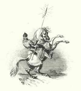 Horseman Of Brass (gravering) av William (after) Harvey