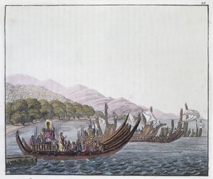 Gravering av P. Fumagalli, hentet fra et maleri av William Hodges av William (after) Hodges