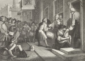 Goodchilds bryllupsdag av William (after) Hogarth