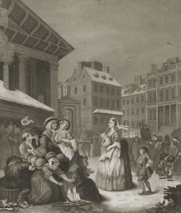 Morning - London streets av William (after) Hogarth