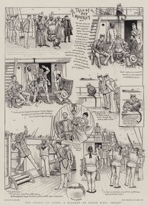 The Crimes of Jocko, en tragedie om bord på HMS "Holly" (gravering)