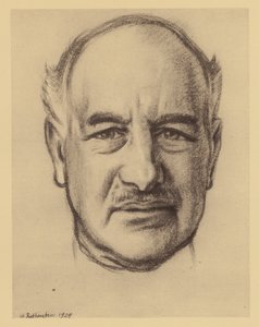 Portrett av Rt Hon Lord Melchett av Landford (lito)