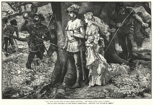 Robin Hood og Allin A Dale (gravering)