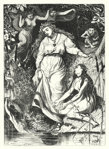 The Chase of the Siren (gravering)