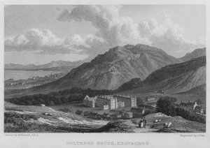 Holyrood House, Edinburgh (gravering) av William (after) Westall