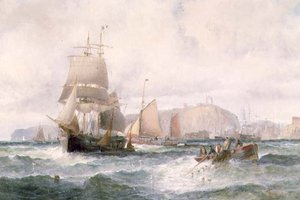 Frakt fra en kystlinje av William A. Thornley or Thornbery