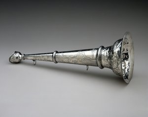 Brannmanns trompet, ca. 1857 (sølv) av William Adams