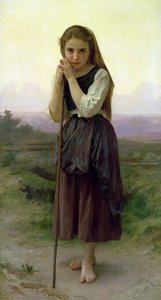 En liten gjeterinne, 1891 av William Adolphe Bouguereau