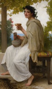 Bacchante av William Adolphe Bouguereau