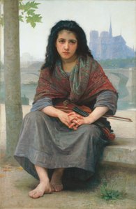 De hjemløse, 1890 av William Adolphe Bouguereau