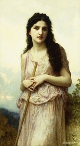 Meditasjon, 1902 av William Adolphe Bouguereau