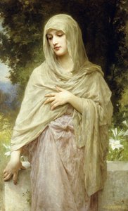 Meditasjon, 1902 av William Adolphe Bouguereau