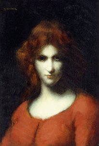 Portrett av Miss Addison Head of San Francisco, 1874 av William Adolphe Bouguereau