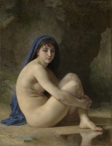 Sittende naken, 1884