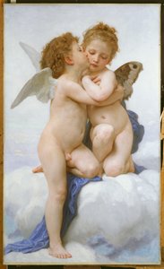 Det første kysset av William Adolphe Bouguereau