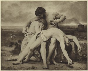 Den første sorgen (fotogravyr) av William Adolphe Bouguereau