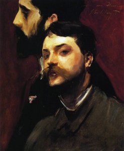 Malerne François Flameng og Paul Helleu, ca. 1880 av William Adolphe Bouguereau
