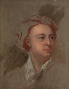 En uferdig studie av hodet til James Thomson