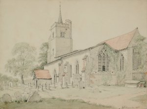 Aldenham Church, Hertfordshire av William Alexander