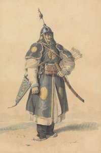 Portrett av en kinesisk soldat