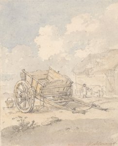 Studie av en gårdsvogn av William Alexander