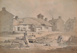 Landsbyscene av William Alexander