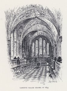 Lambeth Palace Chapel i 1895 (gravering) av William Alexander Ansted