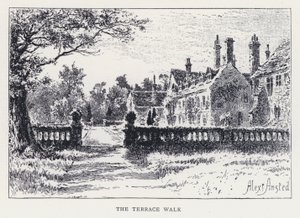 The Terrace Walk (gravering) av William Alexander Ansted