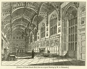 Interiøret i Christ Church Hall av William Alfred Delamotte