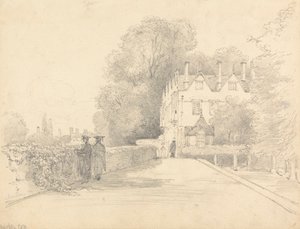 Merton College, Oxford av William Alfred Delamotte