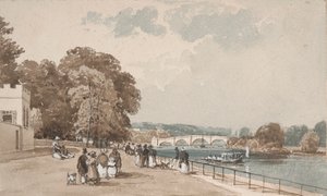 Richmond Bridge av William Alfred Delamotte
