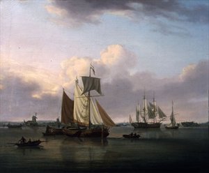 Frakt fra Deptford (olje på lerret) av William Anderson