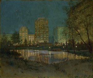 Central Park og Plaza, 1917-1918. av William Anderson Coffin
