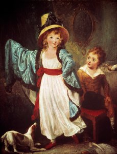 Les enfants deguises Painting by William Artaud (1763-1823) 19th century Sun. 0,51x0,41 m Paris, Musee Cognacq Jay.   1400491   no       norwegian Successfully Translated  Original: John Nicholson, 1790. Translat: John Nicholson, 1790. 1184462 no norwegian