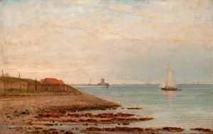 Broughty Castle fra Stannergate av William Barclay