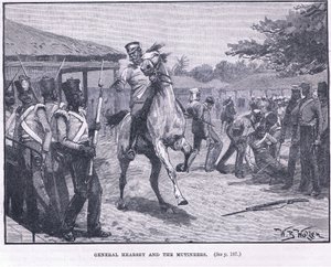 General Hearsay og mytteristene 1857 e.Kr av William Barnes Wollen