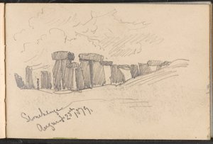 ?Stonehenge, 25. august 1879? av William Barnes Wollen