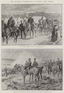 De militære manøvrene i Wilts og Dorset
