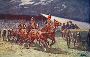 Royal Horse Artillery Drive ved søkelys-tatoveringen av William Barnes Wollen