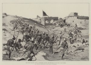 Soudan Advance, den 11. soudaneseren som anklager dervisjene i kampen ved Abu Hamed