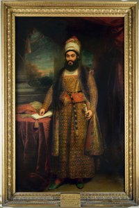 Portrett av Mirza Abul Hassan, persisk ambassadør (1785-1880) Sendt av kongen av Persia til England, 1809