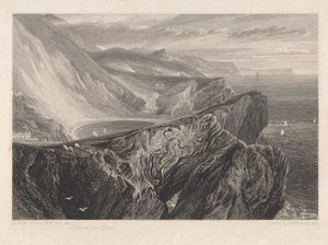 Lulworth Cove, Dorsetshire av William Bernard Cooke
